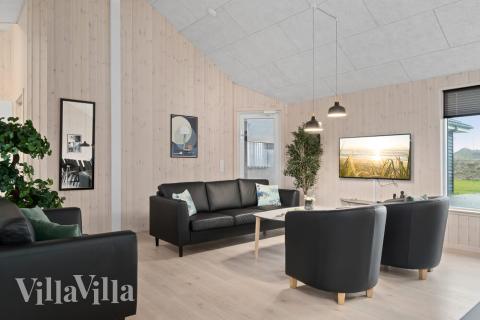 Sofakroken i luksushus nr. 732 i Tyskland.