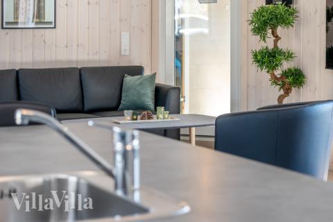 Oppholdsrom med plass til 20 i luksushus nr. 731.