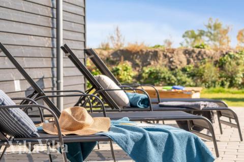 Stor terrasse i luksushus nr. 731 i Tyskland.