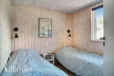 Et av de 7 soverommene i luksushus nr. 503 i Lolland/Falster/Møn.