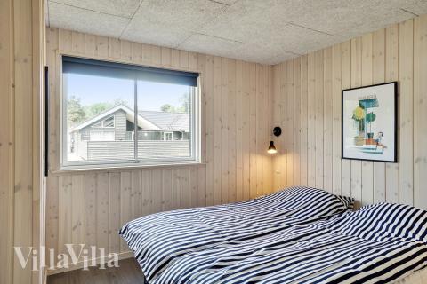 Et av de 5 soverommene i luksushus nr. 519 i Lolland/Falster/Møn.