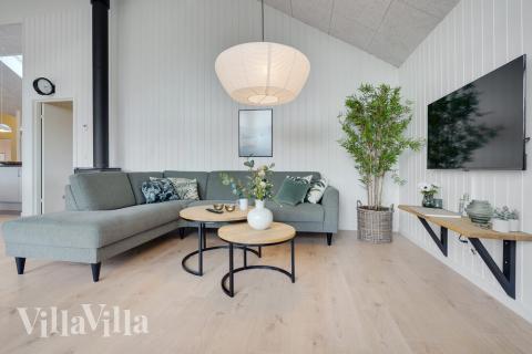 Sofakroken i luksushus nr. 511 i Lolland/Falster/Møn.