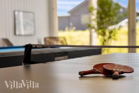 Luksushus nr. 491 til 30 personer tilbyr et stort aktivitetsrom med bl.a. biljard og dart