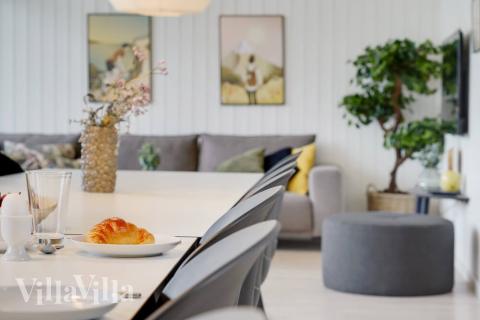 Oppholdsrom med plass til 16 i luksushus nr. 509.