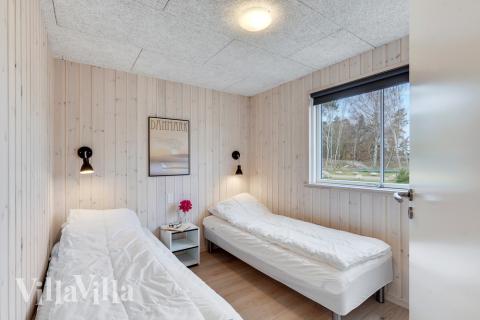 Et av de 7 soverommene i luksushus nr. 502 i Lolland/Falster/Møn.