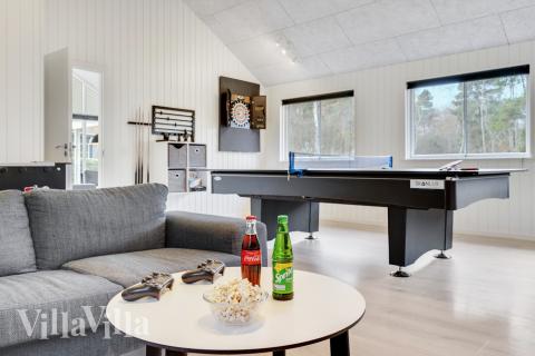 I tillegg til alle aktivitetsmulighetene i husets bassengavdeling, kan du også spille biljard, bordtennis og dart i luksushus nr. 502