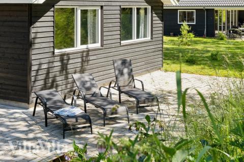 Stor terrasse i luksushus nr. 502 i Lolland/Falster/Møn.