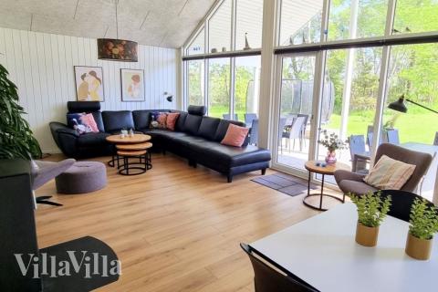 Sofakroken i luksushus nr. 515 i Lolland/Falster/Møn.