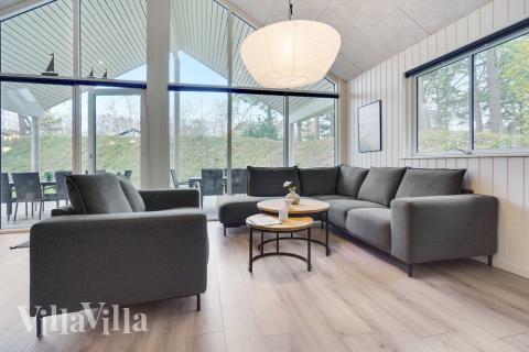 Sofakroken i luksushus nr. 517 i Lolland/Falster/Møn.