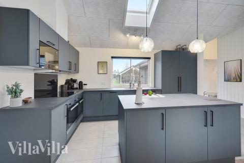 Kjøkkenet i luksushus nr. 517 er godt innrettet.