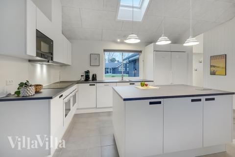 Kjøkkenet i luksushus nr. 507 er godt innrettet.