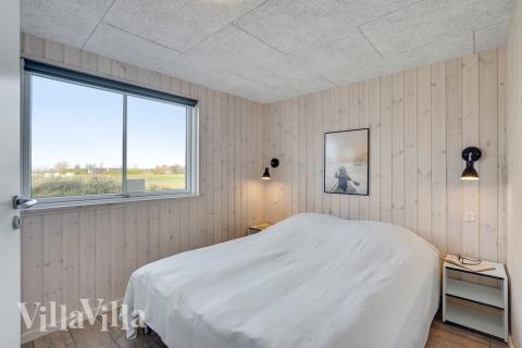 Et av de 5 soverommene i luksushus nr. 522 i Lolland/Falster/Møn.