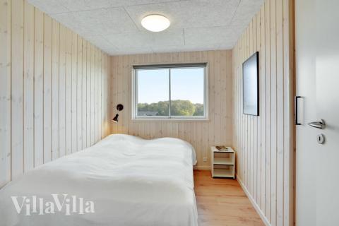 Et av de 6 soverommene i luksushus nr. 521 i Sydjylland.