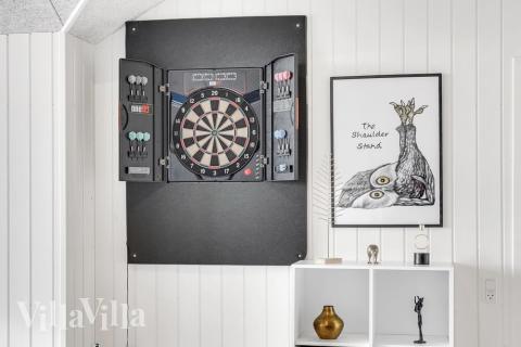 Aktivitetsrom i luksushus nr. 496 med 10 soverom og plass til 26 personer.