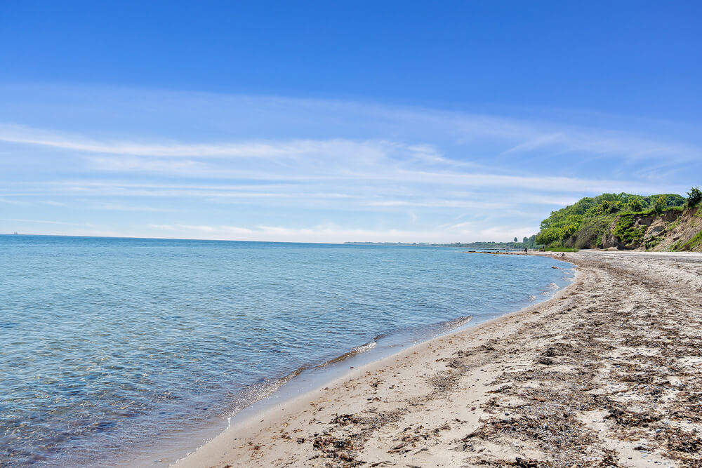 Stranden nær luksushus nr. 508.