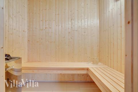 Nyt varmen i badstuen i luksushus nr. 508 til 20 personer