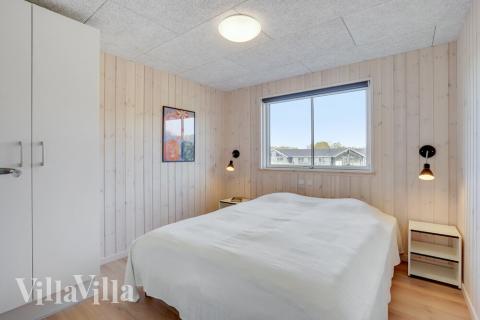 Et av de 9 soverommene i luksushus nr. 499 i Sydjylland.