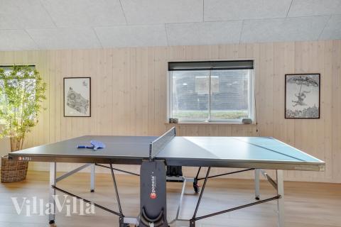 Konkurrer i feriehusets aktivitetsrom når dere besøker luksushus nr. 499 i Sydjylland.