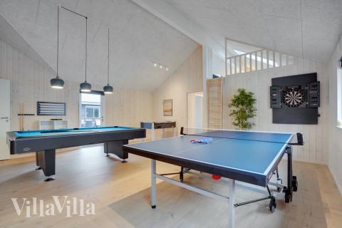 Aktivitetsrom i luksushus nr. 526 med 8 soverom og plass til 20 personer.