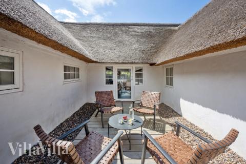 Stor terrasse i luksushus nr. 528 i Vestjylland.