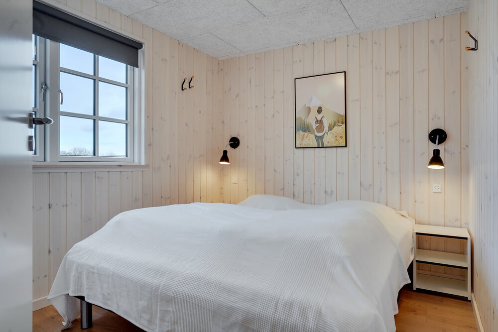 Et av de 7 soverommene i luksushus nr. 520 i Sydjylland.