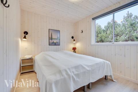 Et av de 8 soverommene i luksushus nr. 532 i Lolland/Falster/Møn.