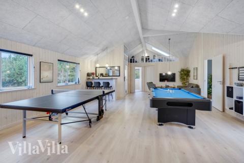 Konkurrer i feriehusets aktivitetsrom når dere besøker luksushus nr. 532 i Lolland/Falster/Møn.