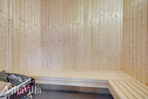 Nyt varmen i badstuen i luksushus nr. 532 til 20 personer