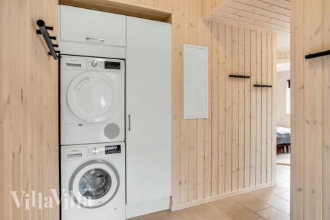 Det romslige inngangspartiet til luksushus nr. 527 i Nordsjælland