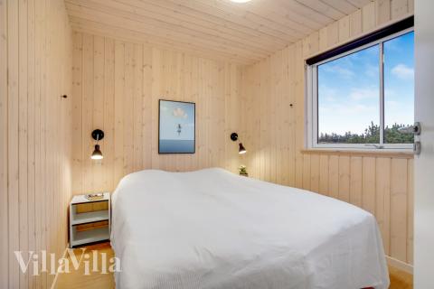 Et av de 8 soverommene i luksushus nr. 529 i Nordjylland.