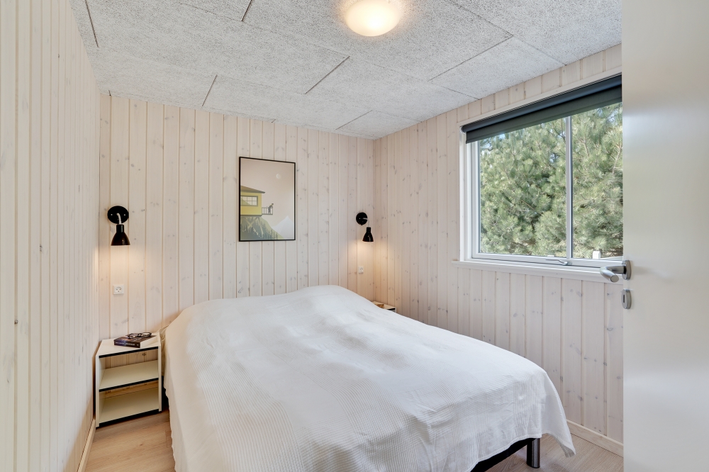 Et av de 6 soverommene i luksushus nr. 525 i Lolland/Falster/Møn.