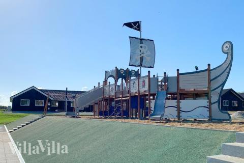 Stort utvalg av utendørsaktiviteter ved luksushus nr. 524 i Sydjylland.