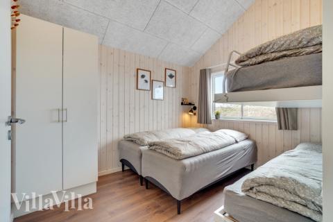 Soverom i luksushus nr. 546 i Limfjorden