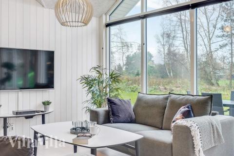 Sofakroken i luksushus nr. 543 i Lolland/Falster/Møn.