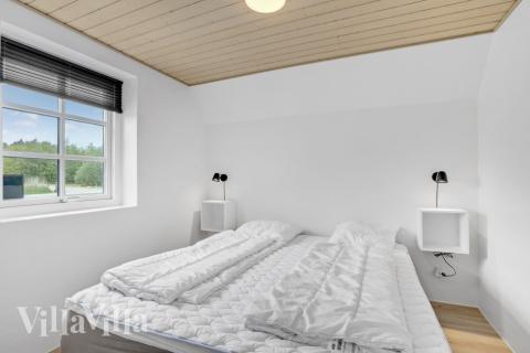 Et av de 7 soverommene i luksushus nr. 576 i Vestjylland.