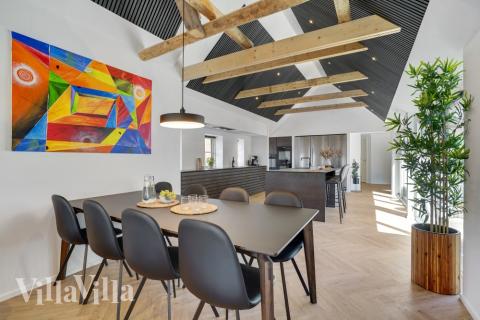 Luksushus nr. 580 har et flott oppholdsrom.