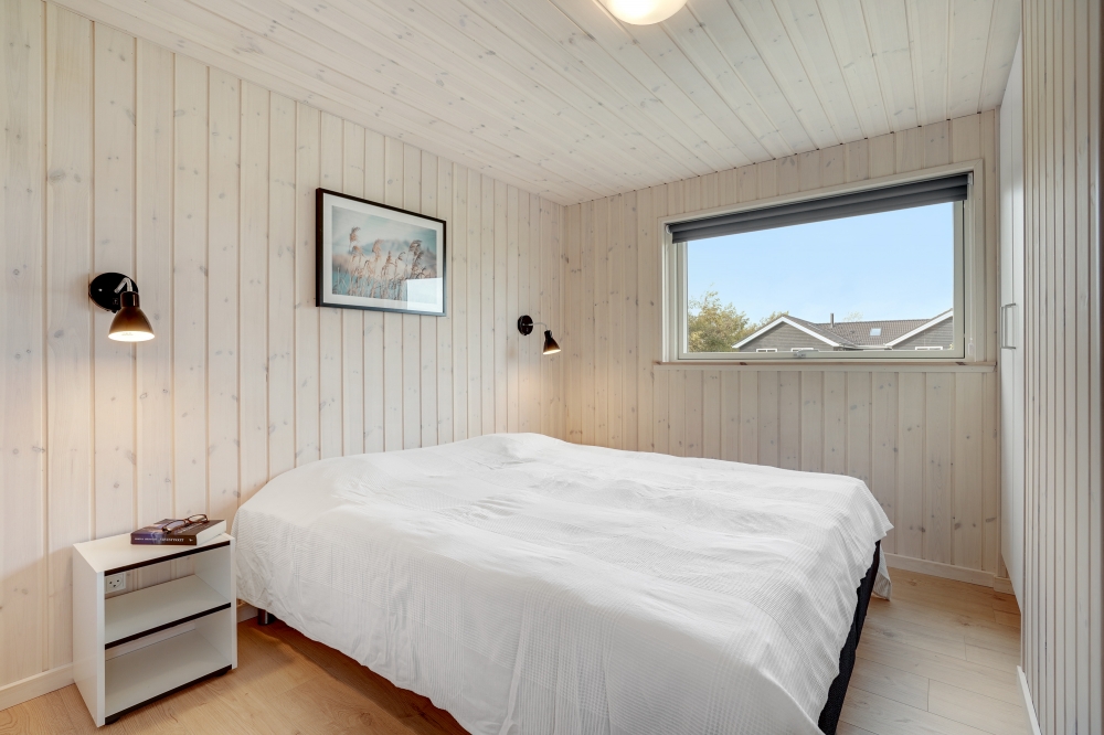 Et av de 4 soverommene i luksushus nr. 578 i Lolland/Falster/Møn.