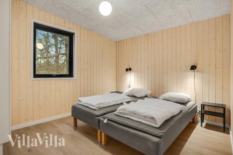 Et av de 7 soverommene i luksushus nr. 581 i Østjylland.