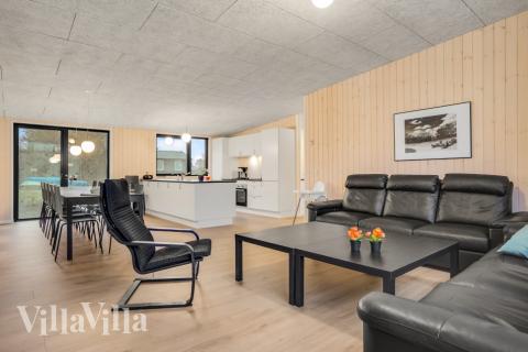 Sofakroken i luksushus nr. 581 i Østjylland.