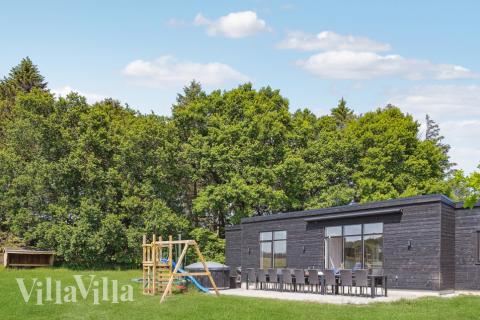Dette lekre huset med spa, nr. 581, med plass til 16 personer, ligger i Østjylland