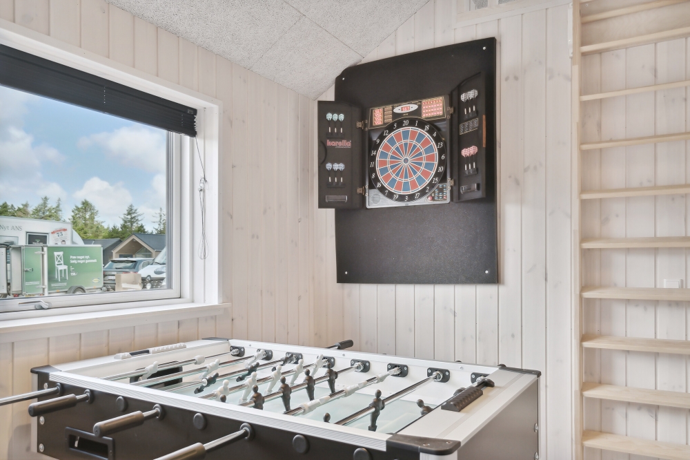 Aktivitetsrom i luksushus nr. 601 med 7 soverom og plass til 18 personer.