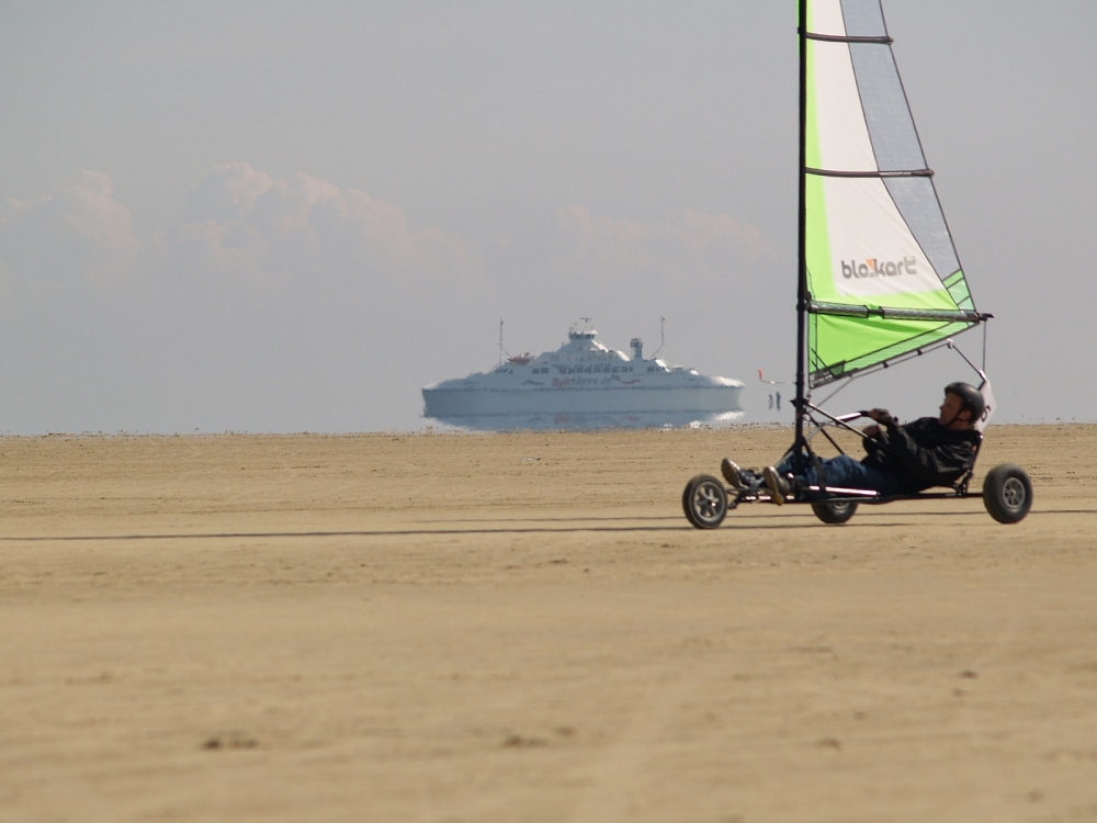 Den flotte stranden nær luksushus nr. 598 ved Sydjylland.