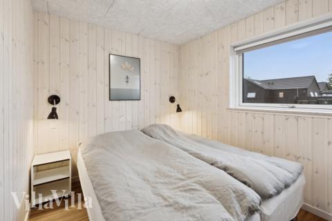 Et av de 6 soverommene i luksushus nr. 599 i Sydjylland.