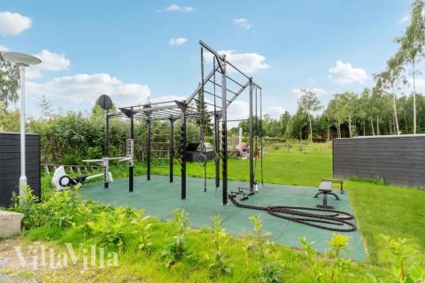 Stort utvalg av utendørsaktiviteter ved luksushus nr. 582 i Nordsjælland.