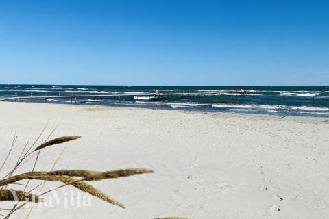 Den flotte stranden nær luksushus nr. 602 ved Nordjylland.