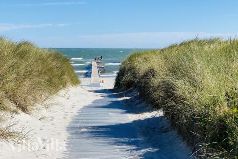 Stranden nær luksushus nr. 602.