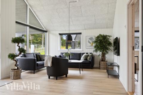 Sofakroken i luksushus nr. 755 i Tyskland.