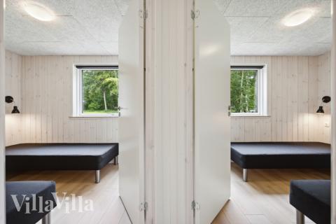 Et av de 6 soverommene i luksushus nr. 756 i Tyskland.