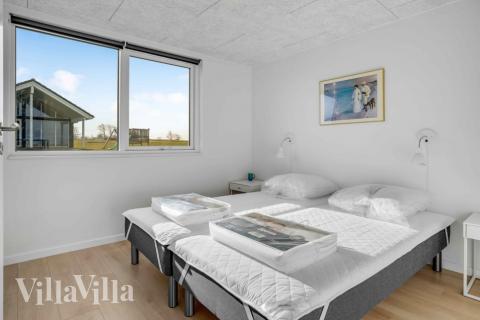 Et av de 6 soverommene i luksushus nr. 548 i Fyn og øyer.