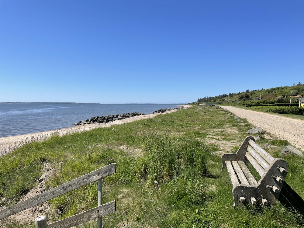Stranden nær luksushus nr. 603.